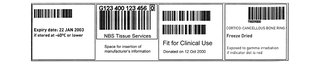 Figure 24.2: Label positioning: option 2 (example; not to scale)