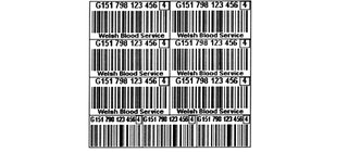 Figure 24.5: Donation identification number label set